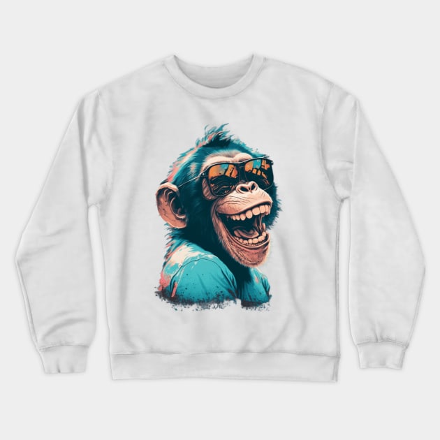 Chimpanzee Crewneck Sweatshirt by Koszulki